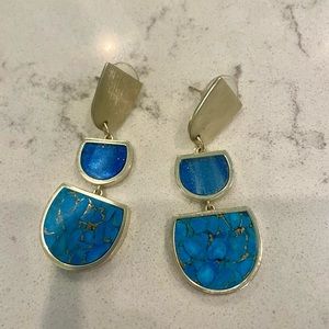 Kendra Scott Luna Earring in turquoise